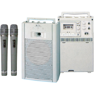 ワイヤレスアンプ20W カセット内蔵