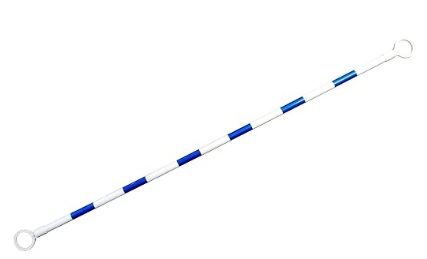 カラーコーン用バー（青白）