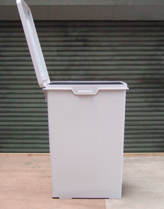 蓋付ダストボックス45L（ゴミ箱）